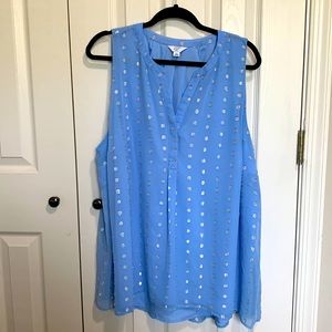 Crown and Ivy, 3x Sleeveless blouse